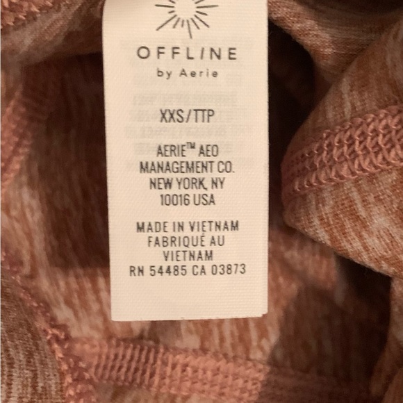 NWT- Aerie Women XXS Offline The Hugger Foldover Leggings
Hi Rise Heathered Tan - Picture 6 of 11